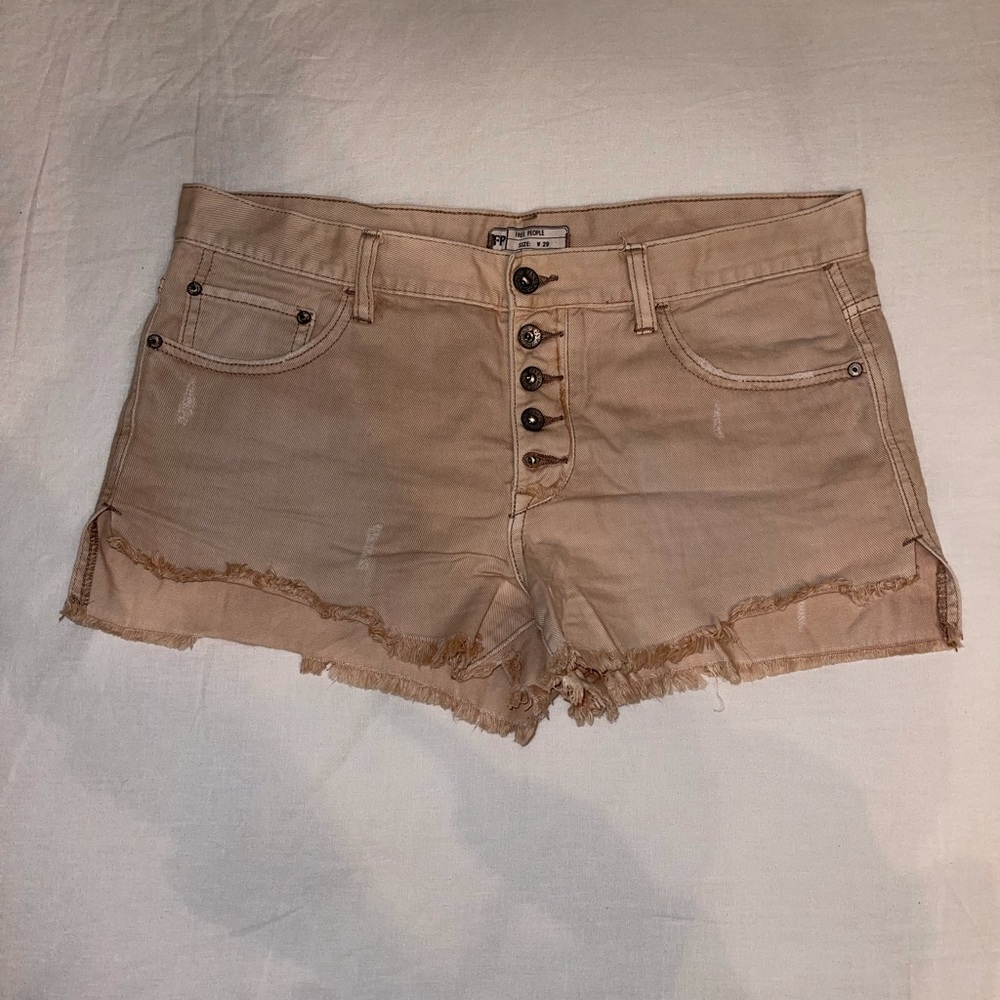 Free People Jean Shorts